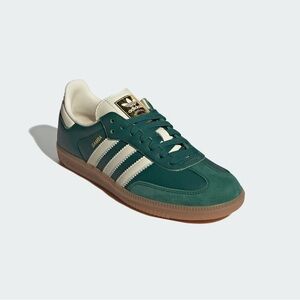 Green Adidas Women’s Sambas